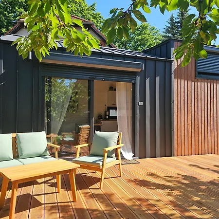 Modernes Tinyhouse Mit Klimaanlage In Privater Atmosphaere 샬레 *