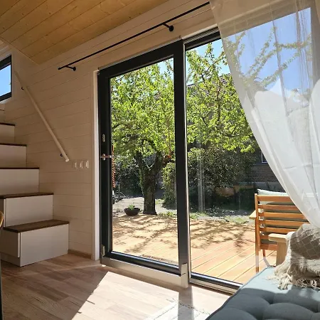 Modernes Tinyhouse Mit Klimaanlage In Privater Atmosphaere 샬레 *