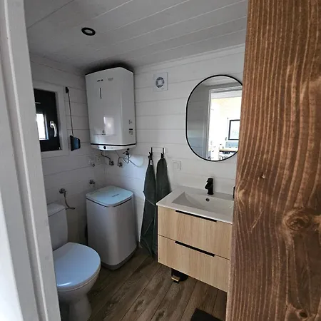 Modernes Tinyhouse Mit Klimaanlage In Privater Atmosphaere 샬레 *